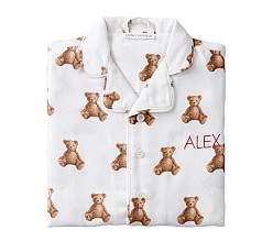 gelato pique teddy bear pajamas