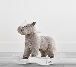 pottery barn horse rocker