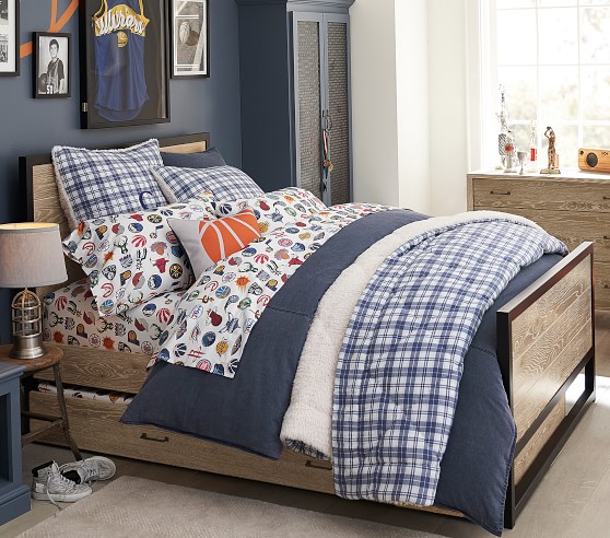 Organic NBA Sheet Set | Pottery Barn Kids