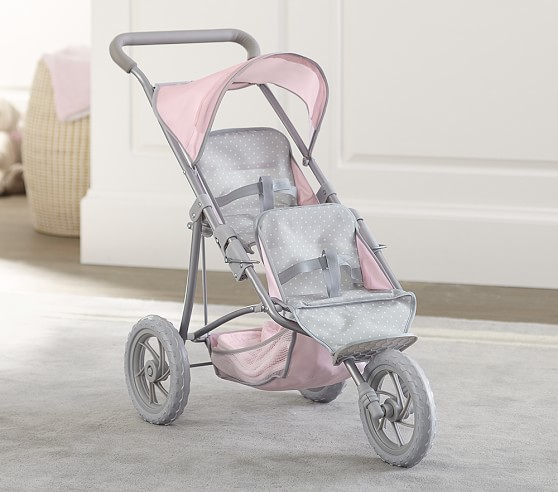 pottery barn double doll stroller