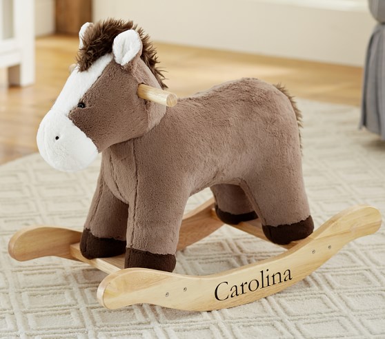 pottery barn horse rocker