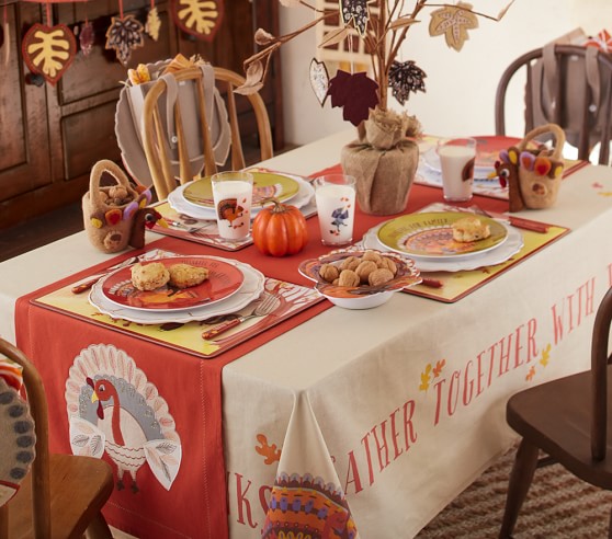 Thanksgiving Tablecloth | Pottery Barn Kids