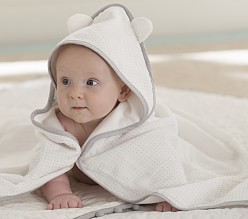 Hooded Baby Towels & Bath Towel Wraps | Pottery Barn Kids