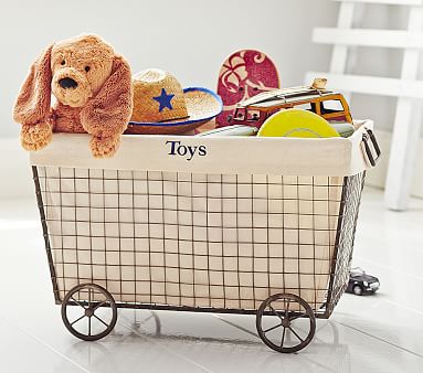 toy basket shelf