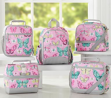 butterfly lunch bags pink pretty mackenzie