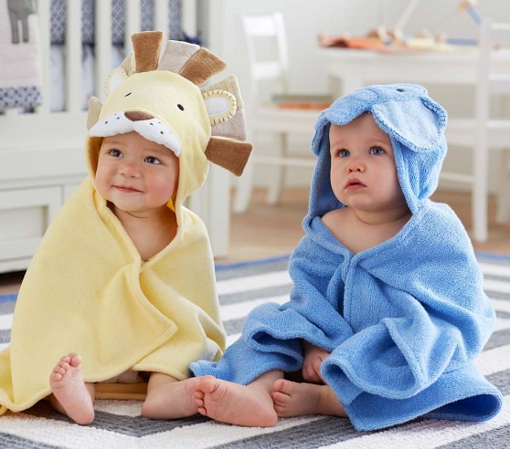 Critter Baby Bath Wraps | Pottery Barn Kids