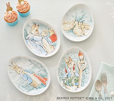 Peter Rabbit Easter Ceramic Plate Set M 