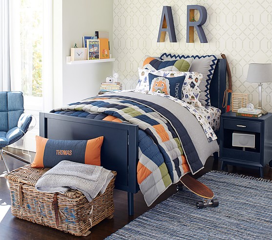 Recycled Denim Rug | Patterned Rugs | Pottery Barn Kids