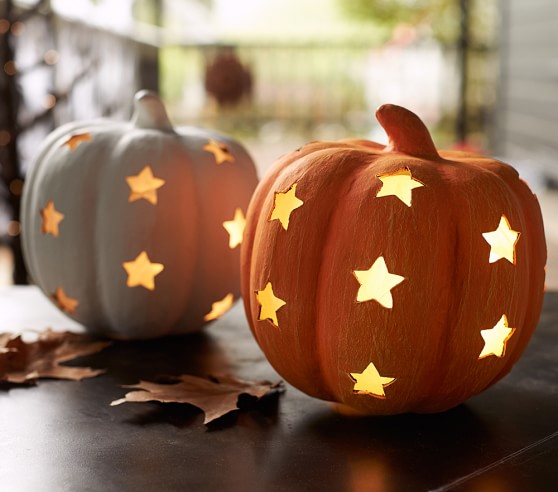 Pumpkin with Stars Luminaries | Pottery Barn Kids