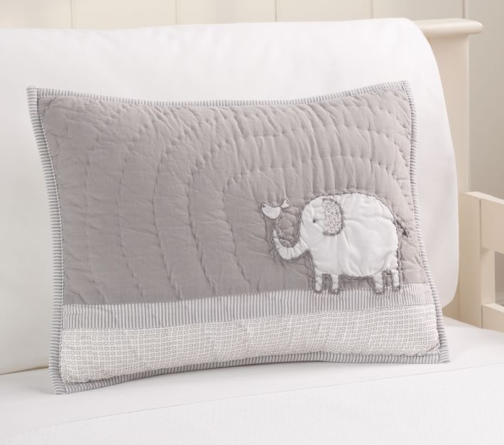 Elephant Stitch Baby Bedding