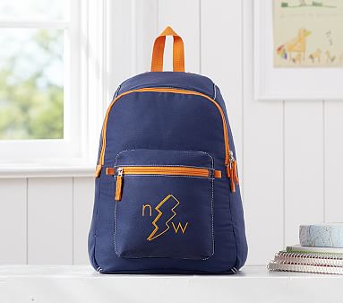 Taylor Navy Kids Backpack | Pottery Barn Kids