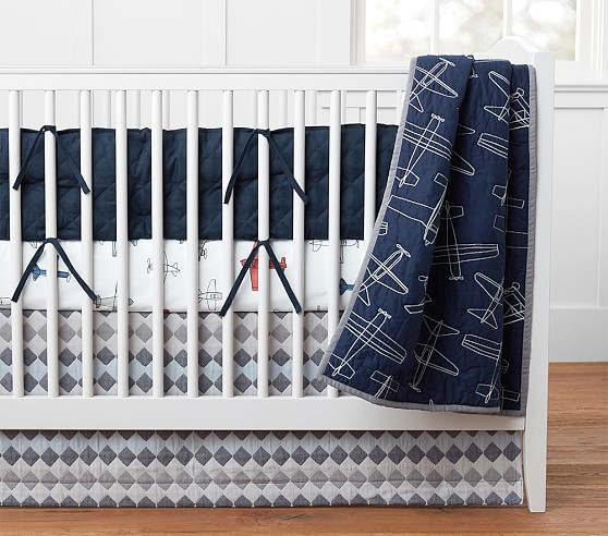 airplane fitted crib sheet