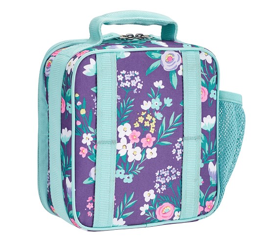 mackenzie purple flower bouquet backpack