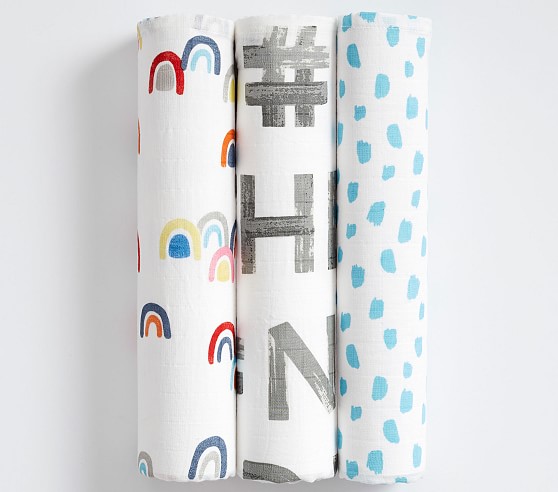 pottery barn kids swaddle