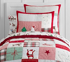 Christmas Bedding & Bed Sheets | Pottery Barn Kids