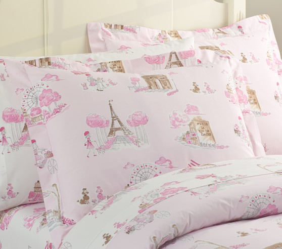 Paris Toile Duvet Cover Pottery Barn Kids