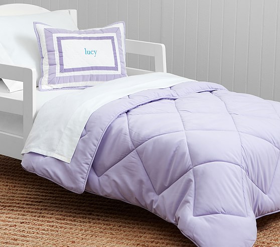 Lavender Cozy Toddler Comforter Toddler Bedding Pottery Barn Kids