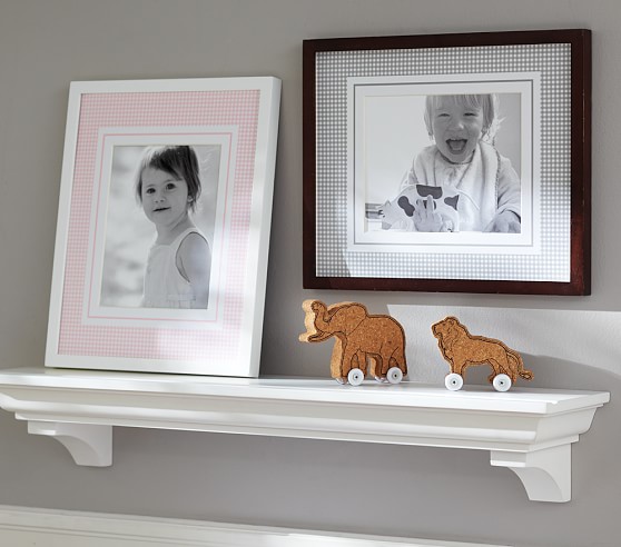 Gingham Gallery Wall Frames Mat Pottery Barn Kids