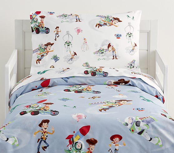 Disney Pixar Toy Story Organic Toddler Duvet Cover Pottery Barn Kids