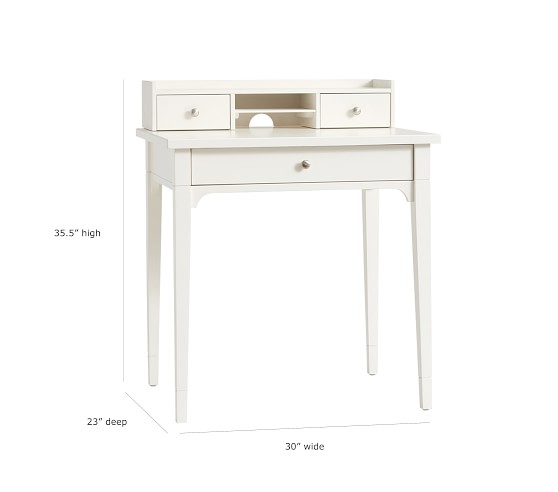 Morgan Simple Kids Desk Hutch Pottery Barn Kids