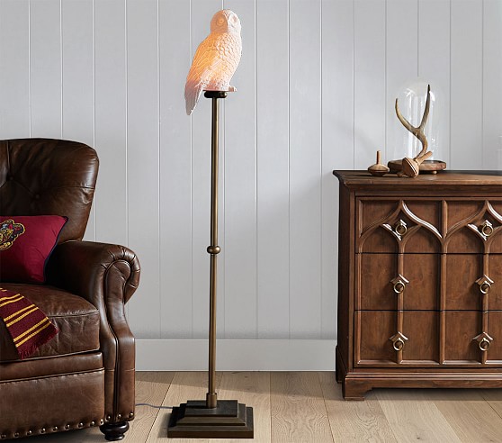 Harry Potter Hedwig Owl Sculpted Floor Lamp