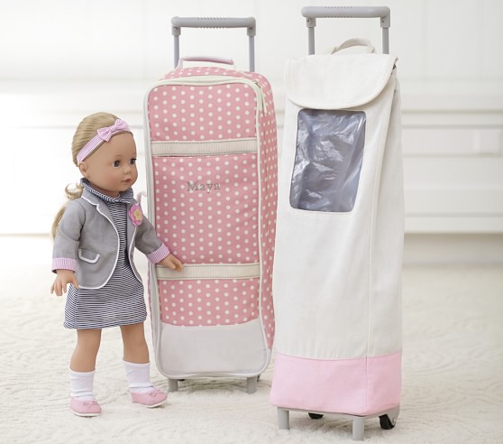 Canvas Rolling Doll Carrier Baby Doll Acessories Pottery Barn Kids