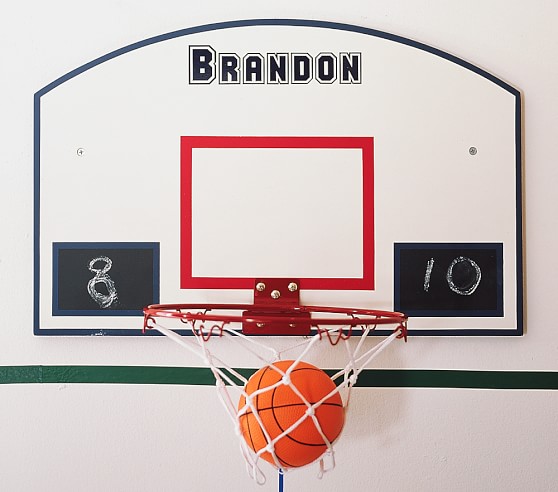 Personalizable Basketball Hoop Kids Sport Toys Pottery