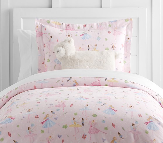 Organic Flannel Nutcracker Kids Duvet Cover Pottery Barn Kids