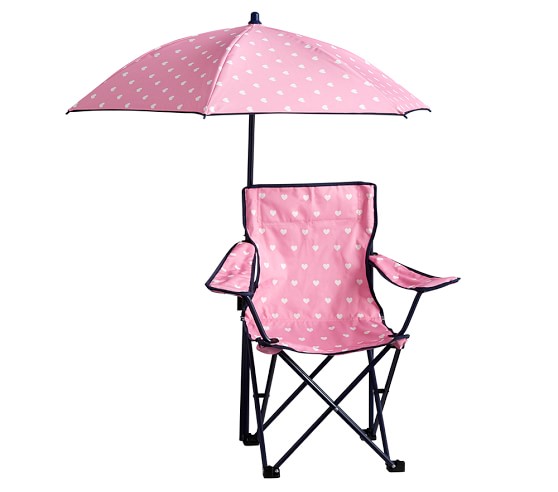 Girl S Freeport Kids Beach Chair Umbrella Pottery Barn Kids