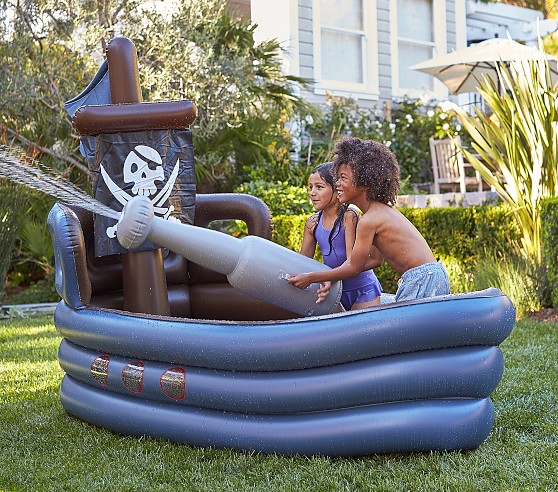 Pirate Ship Inflatable Kiddie Pool Outdoor Toys Pottery Barn Kids