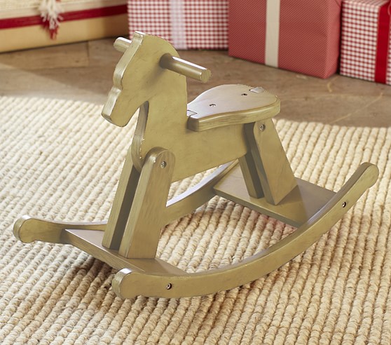 Wooden Rocking Horse Pottery Barn Kids