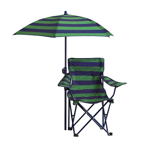 Girl S Freeport Kids Beach Chair Umbrella Pottery Barn Kids