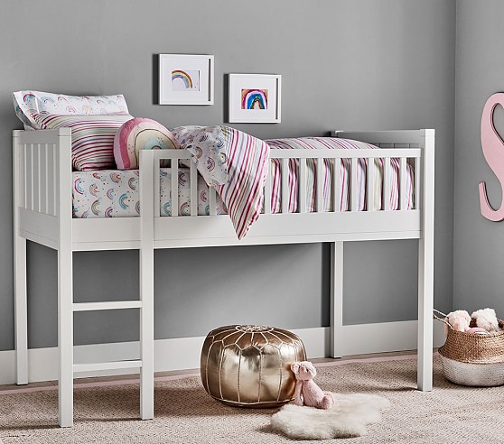 Camp Low Kids Loft Bed Pottery Barn Kids