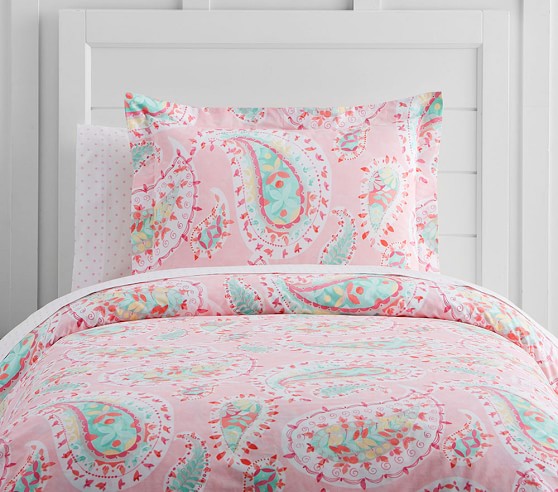 Organic Paisley Standard Kids Pillow Sham Pottery Barn Kids