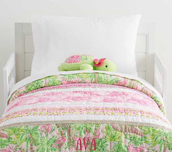 Lilly Pulitzer Parade Party Toddler Comforter Pottery Barn Kids