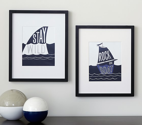 Nautical Prints Kids Wall Art Pottery Barn Kids