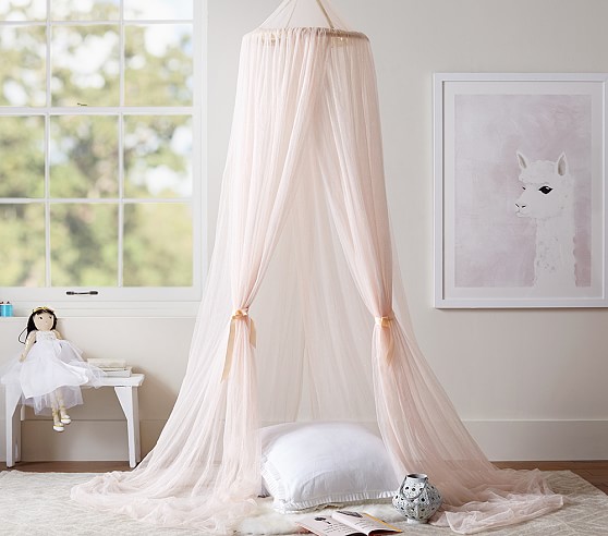 Glitter Tulle Bed Canopy Pottery Barn Kids