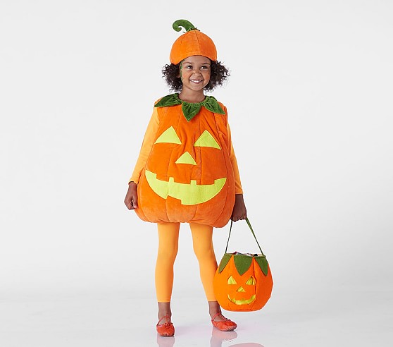 Kids Pumpkin Costume Glow In The Dark Pottery Barn Kids