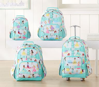 Aqua Disney Princess Kids Backpack Pottery Barn Kids