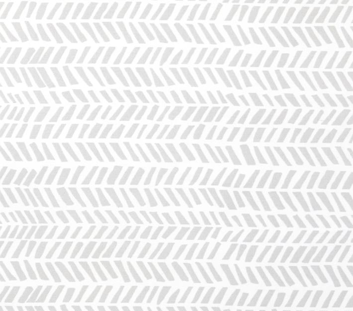 Sateen Chevron Crib Sheets Pottery Barn Kids