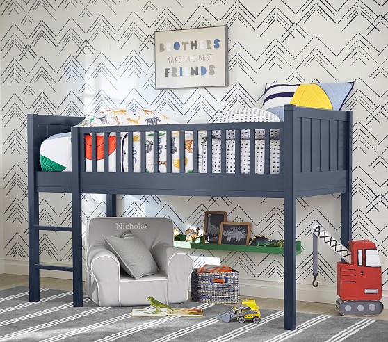 Camp Low Kids Loft Bed Pottery Barn Kids