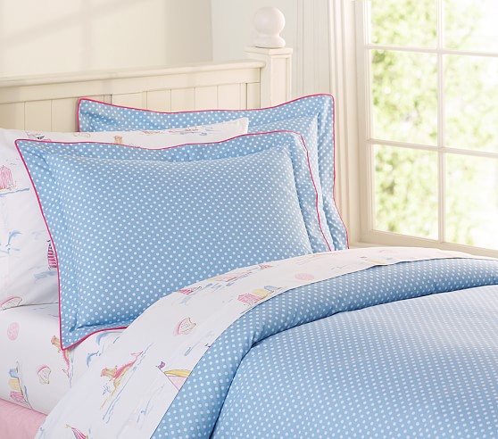 Nantucket Polka Dot Duvet Cover Pottery Barn Kids