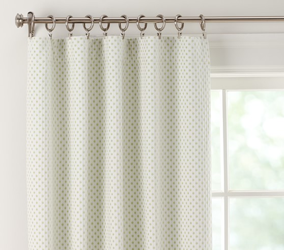 Audrey Chenille Dot Kids Blackout Curtain Pottery Barn Kids