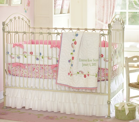 Bratt Decor Venetian Iron Baby Crib Pottery Barn Kids