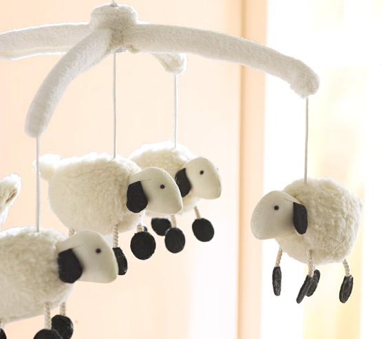 Lamb Baby Mobile Pottery Barn Kids