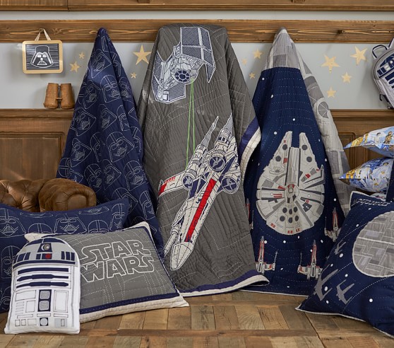 Star Wars X Wing Tie Fighter Kids Comforter Set Pottery