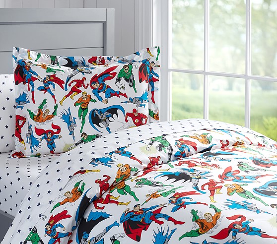 Justice League Kids Duvet Cover Pottery Barn Kids