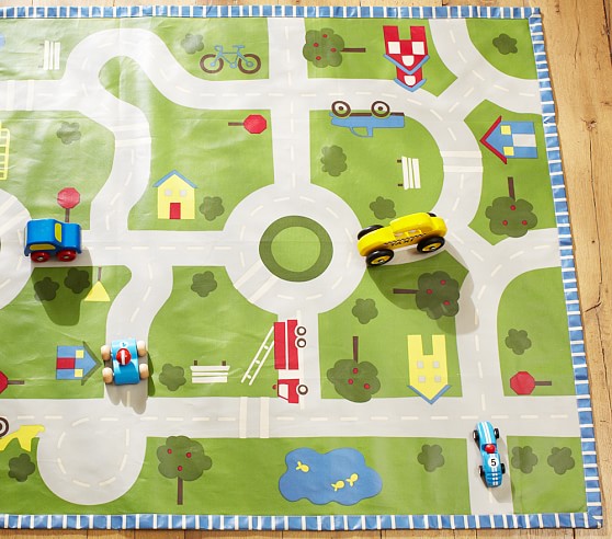 Transportation Splat Mat Pottery Barn Kids