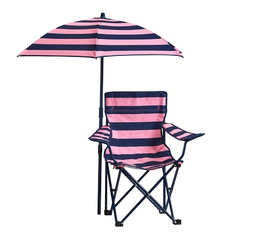 Girl S Freeport Kids Beach Chair Umbrella Pottery Barn Kids