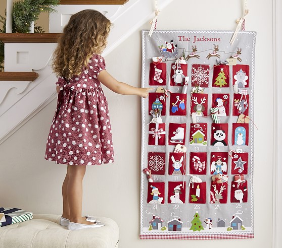 Quilted Kids Advent Calendar Pottery Barn Kids